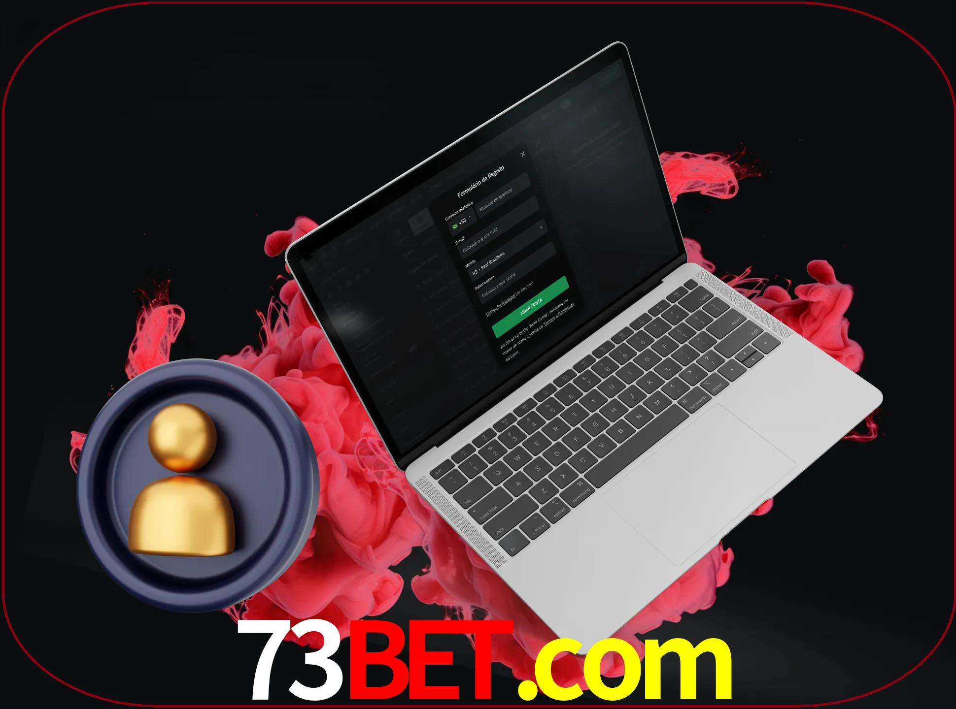 No cabeçalho do site 73bet, clique no botão que o levará a um formulário especial onde terá de introduzir as suas informações actuais.